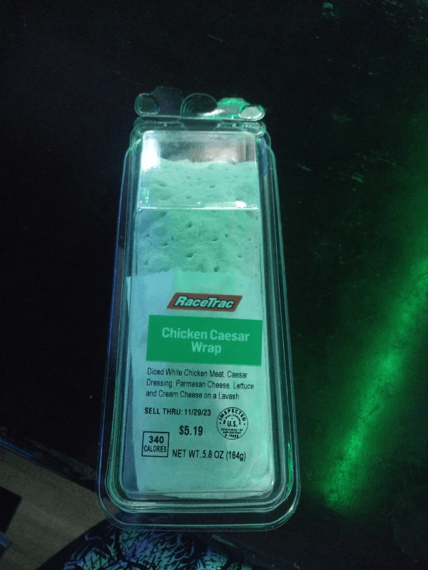 Racetrac Chicken Caesar Wrap