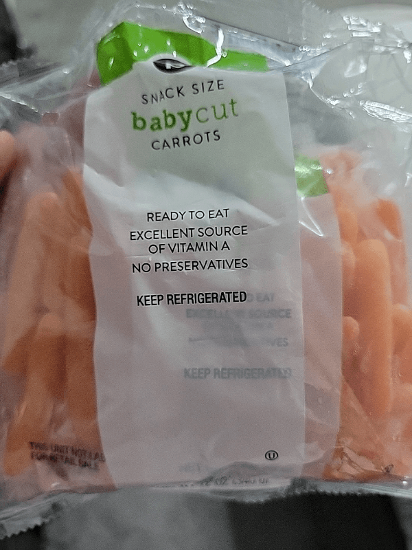 Publix Snack Size Baby Cut Carrots