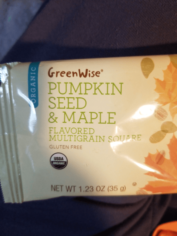 Green Wise Pumpkin Seed & Maple Flavored Multigrain Square