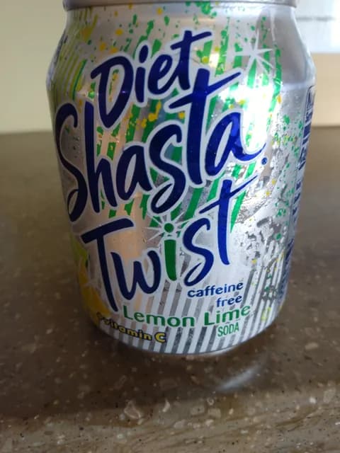 Shasta Diet Twist Lemon Lime Soda