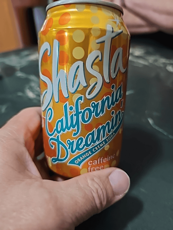 Shasta California Dreamin' Orange Creme Soda