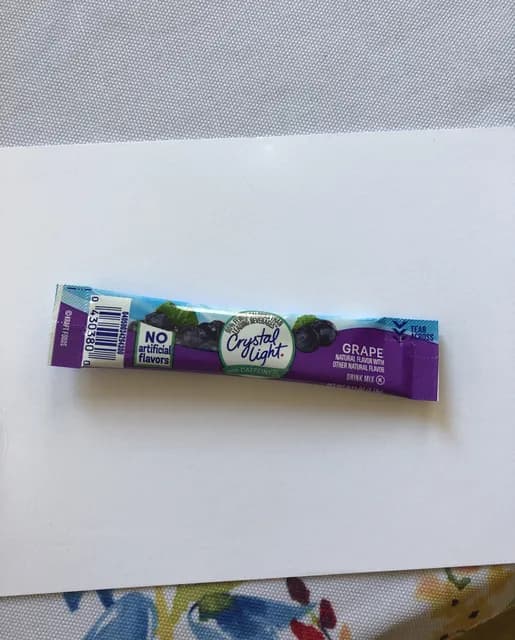 Crystal Light With Caffeine Grape Drink Mix