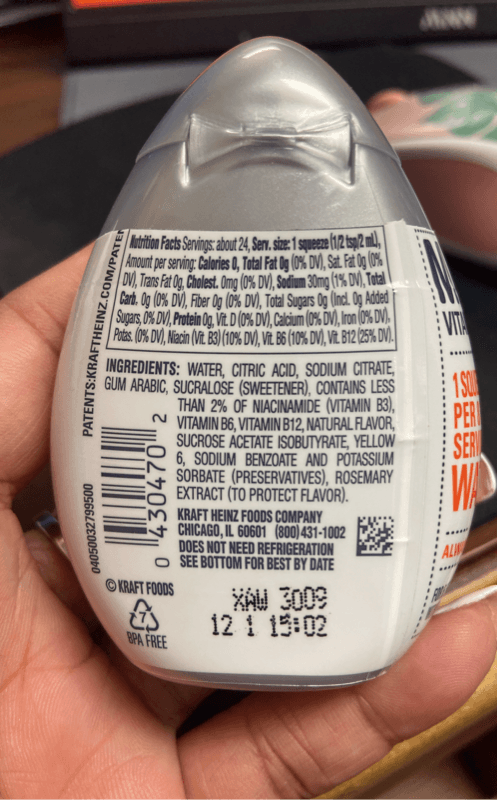 Mio Vitamins Orange Tangerine Liquid Water Enhancer
