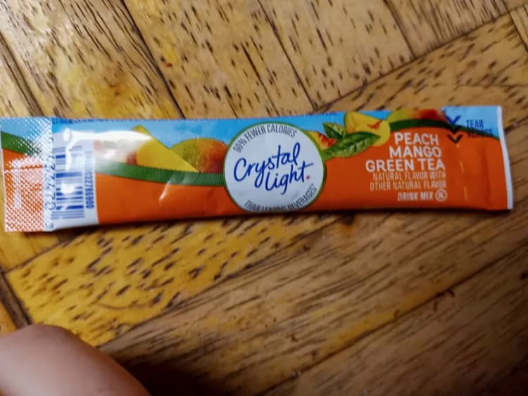 Crystal Light Peach Mango Green Tea Drink Mix