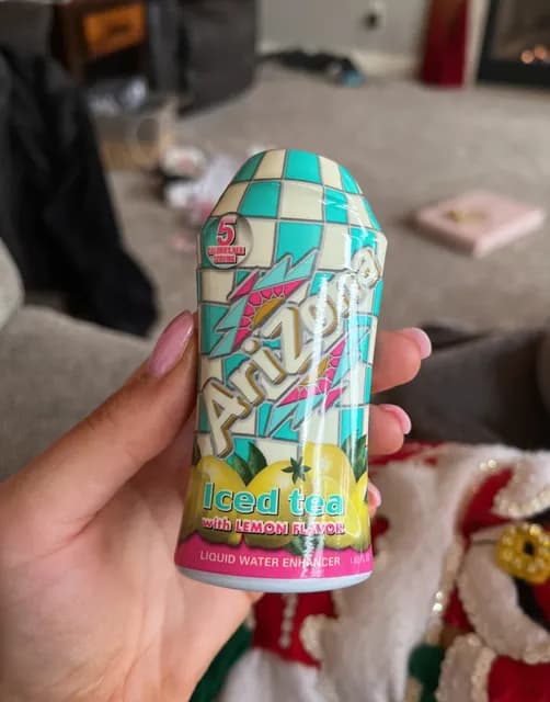 Arizona Iced Tea With Lemon Flavor Liquid Water Enhancer