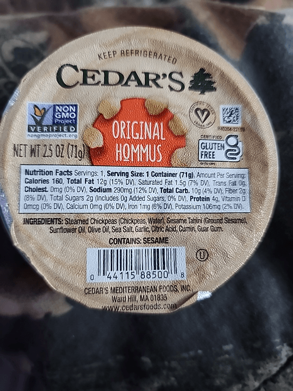 Cedar'S Original Hommus