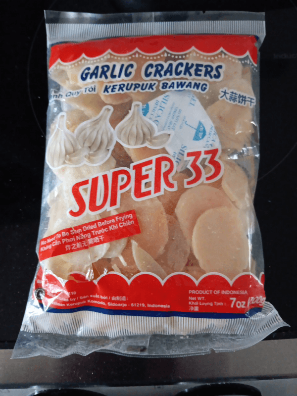 Super 33 Garlic Crackers