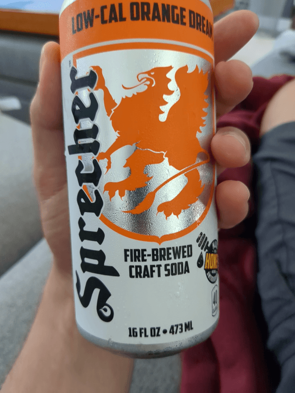 Sprecher Low-Cal Orange Dream Fire-Brewed Craft Soda