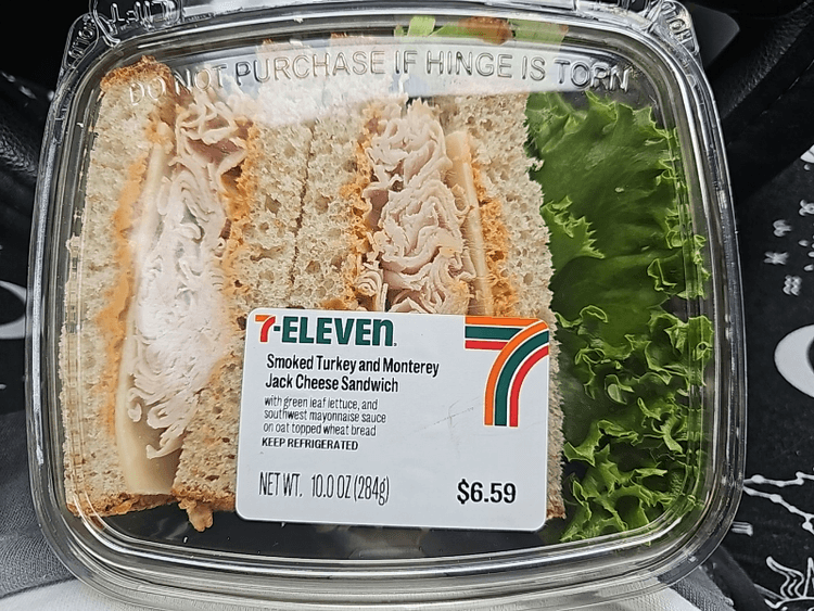 7-Eleven Smoked Turkey And Monterey Jack Cheese Sandwich