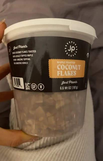 Just Plants Maple Toasted Coconut Flakes