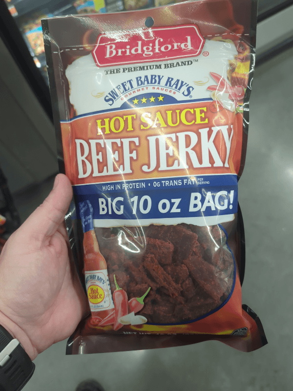 Bridgford Sweet Baby Ray'S Hot Sauce Beef Jerky