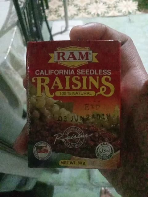 Ram California Seedless Raisins