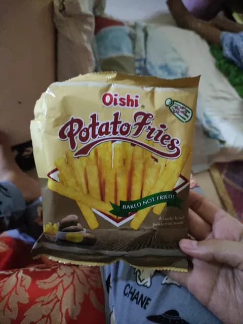 Oishi Potato Fries Plain Salted