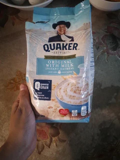 Quaker Original With Milk Instant Oatmeal