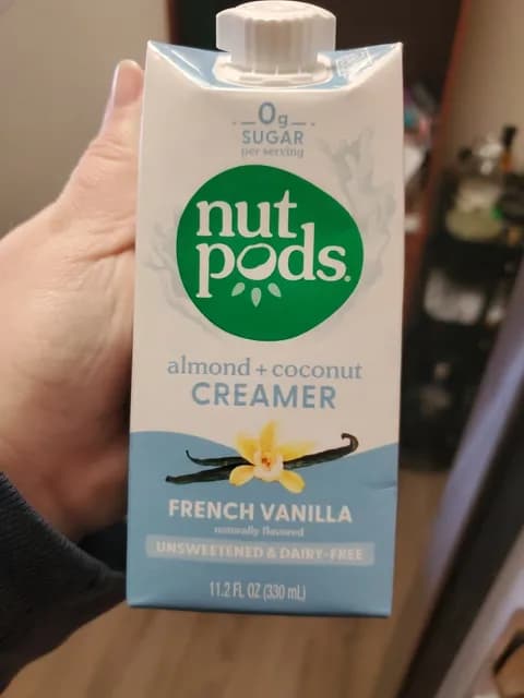 Nutpods Almond + Coconut Creamer, French Vanilla Flavor