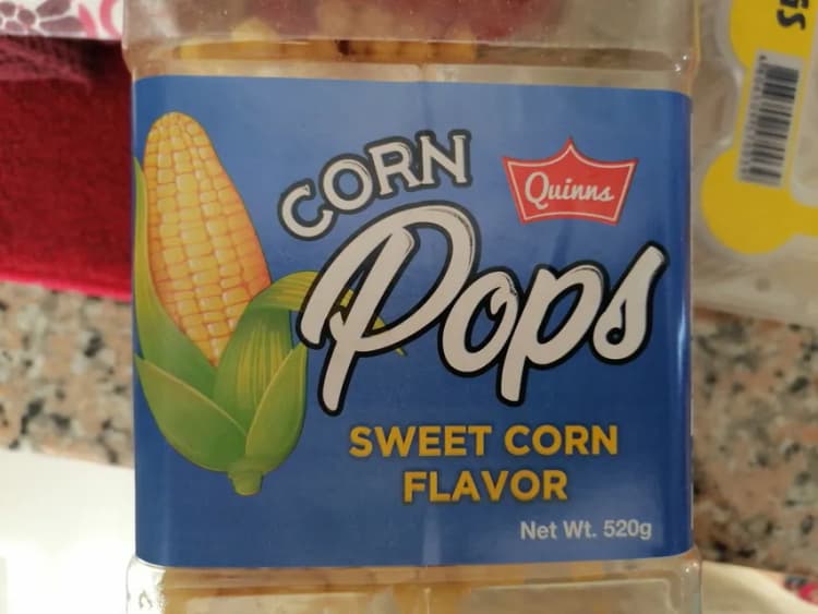 Quinns Corn Pops Sweet Corn Flavor