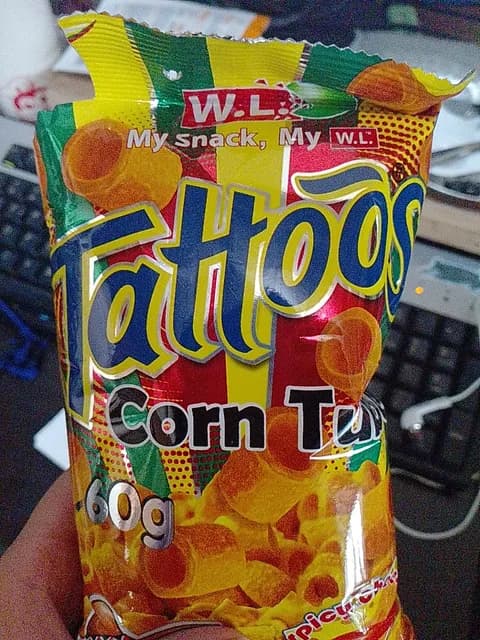 W.L. Foods Tattoos Corn Tube