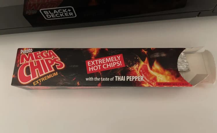 Mega Potato Chips Extremum With The Taste Of Thai Pepper