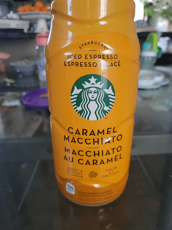 Starbucks Iced Espresso Caramel Macchiato
