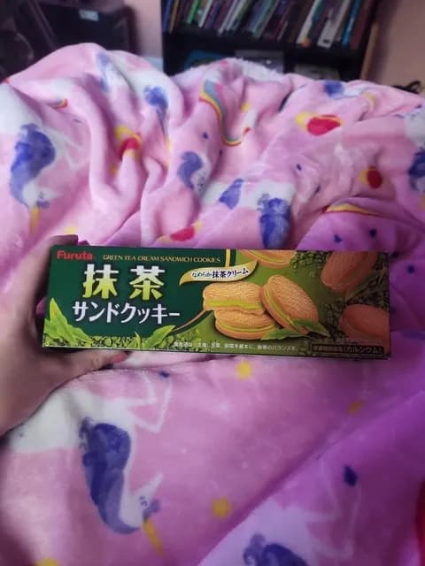 Furuta Green Tea Cream Sandwich Cookies