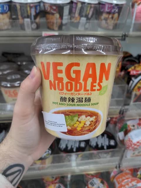 Vegan Noodles Hot And Sour Noodle Soup