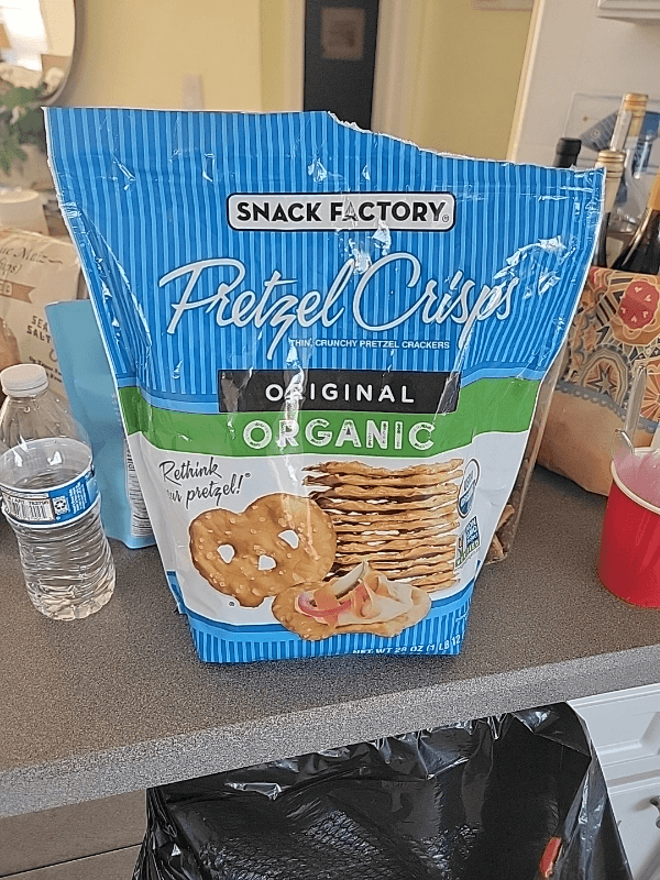 Snack Factory Organic Pretzel Crisps Original