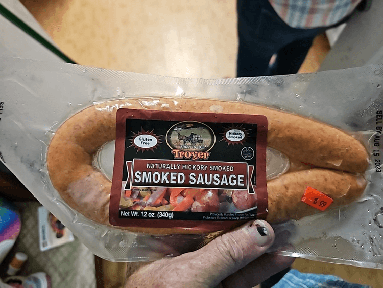 Troyer Naturally Hickory Smoked Sausage