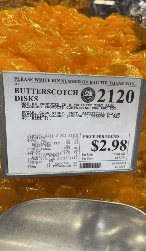 Butterscotch Disks
