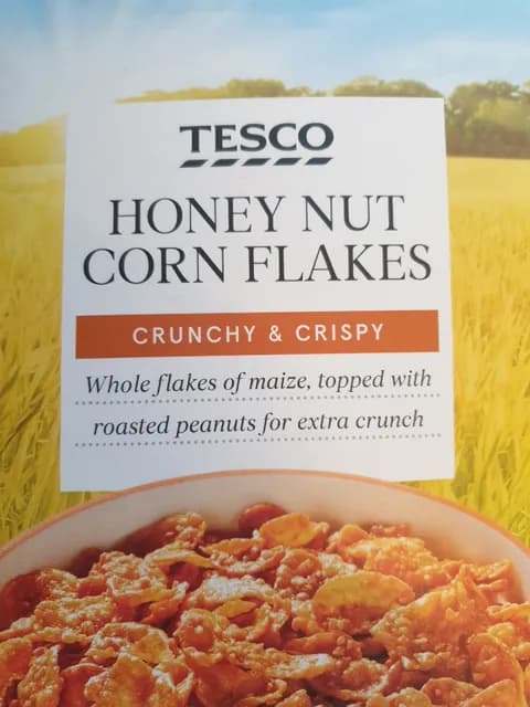 Tesco Honey Nut Corn Flakes Crunchy & Crispy
