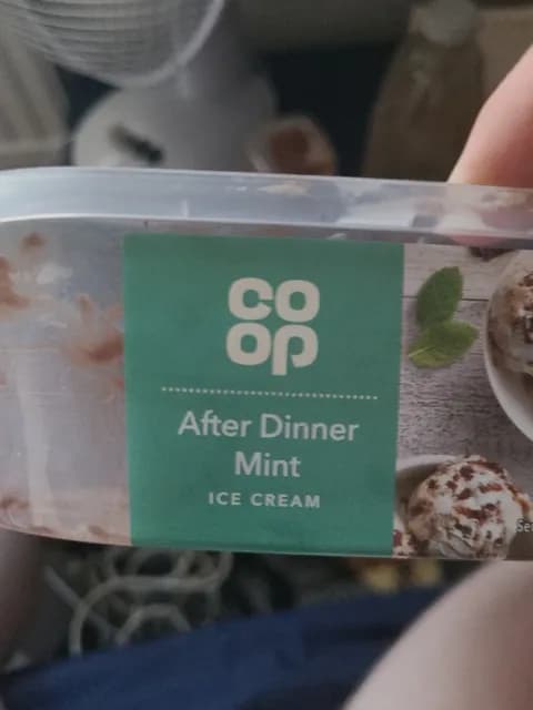 Co Op After Dinner Mint Ice Cream