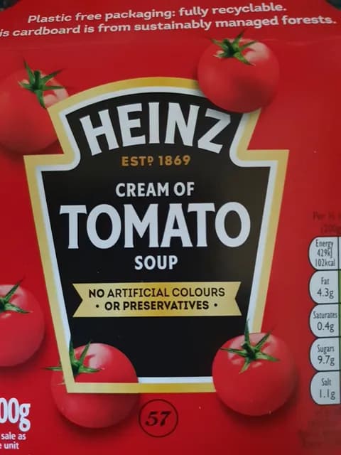 Heinz Cream Of Tomato Soup