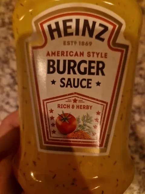 Heinz American Style Burger Sauce