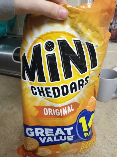 Jacob'S Mini Cheddars Original Baked With Real Cheese, Great Value