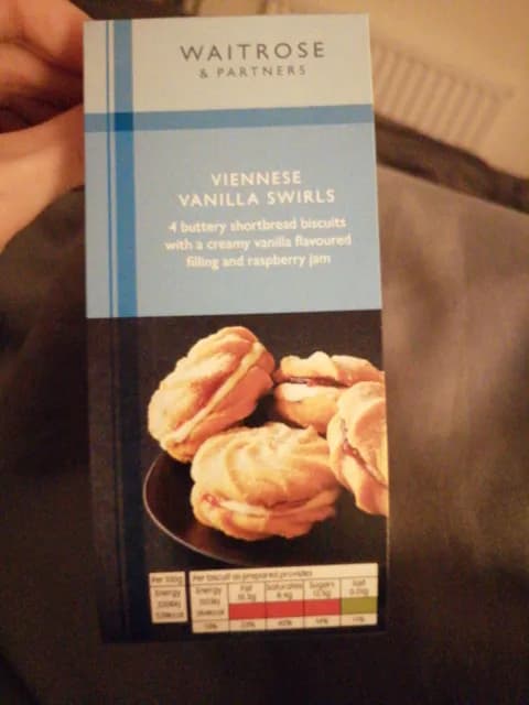 Waitrose & Partners Viennese Vanilla Swirls