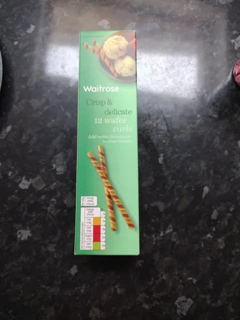 Waitrose Crisp & Delicate Wafer Curls