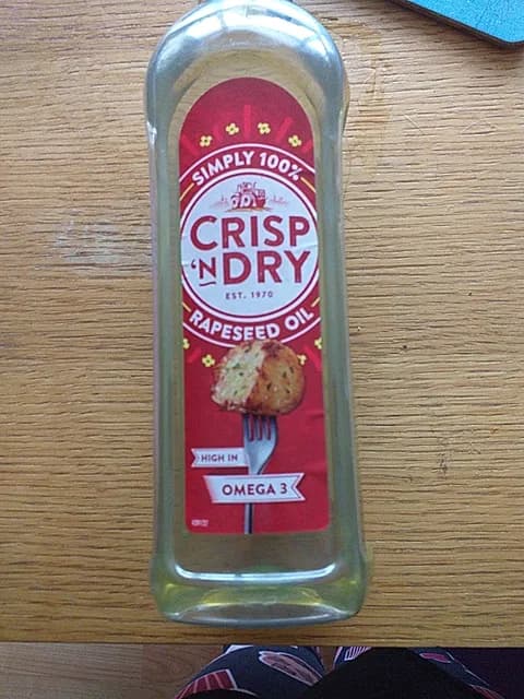 Simply 100% Crisp 'N Dry Rapeseed Oil