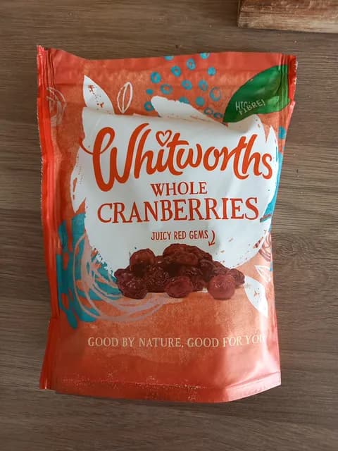 Whitworths Whole Cranberries Juicy Red Gems