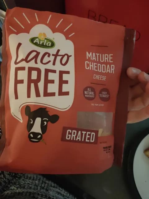 Arla Lactofree Grated Mature Cheddar Cheese