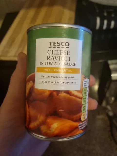 Tesco Cheese Ravioli In Tomato Sauce