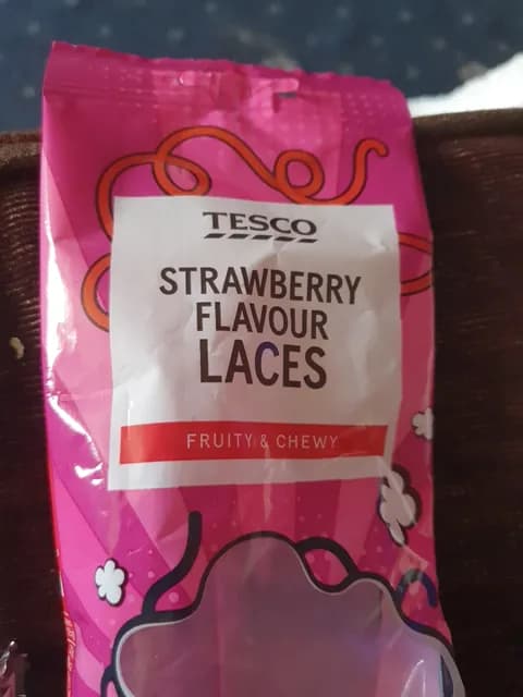 Tesco Strawberry Flavour Laces