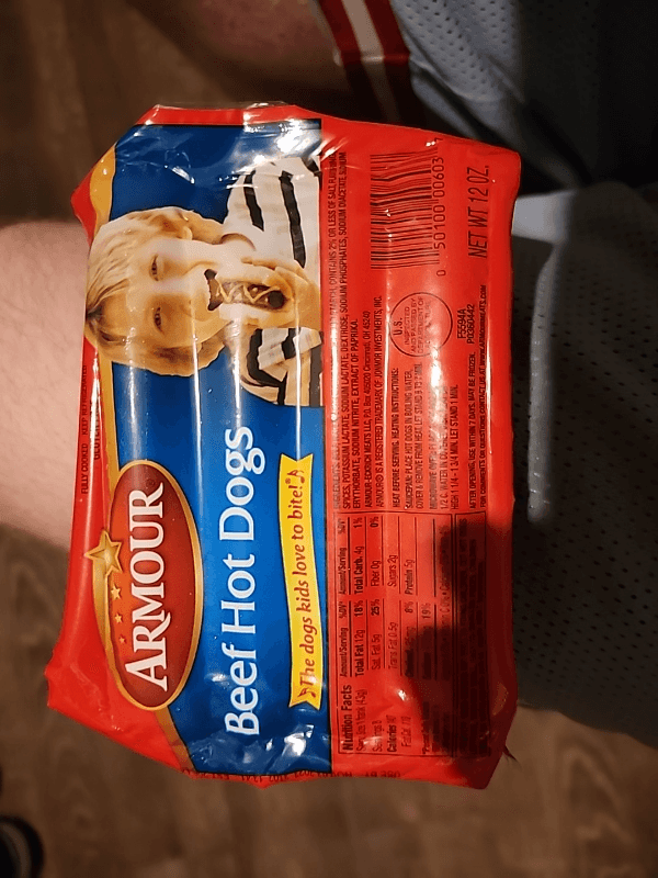 Armour Beef Hot Dogs