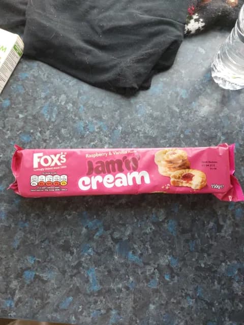Fox'S Jam'N' Cream Raspberry & Vanilla Flavor