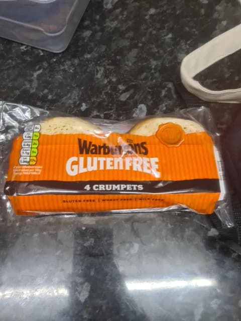 Warburtons Gluten Free 4 Crumpets