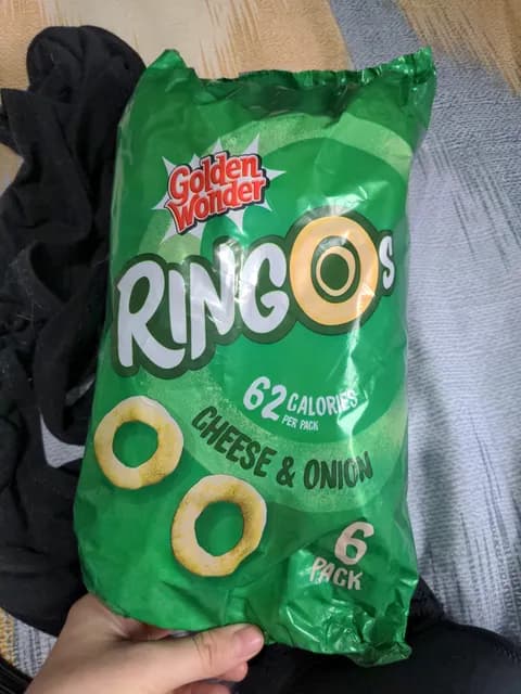 Golden Wonder Ringos Cheese & Onion