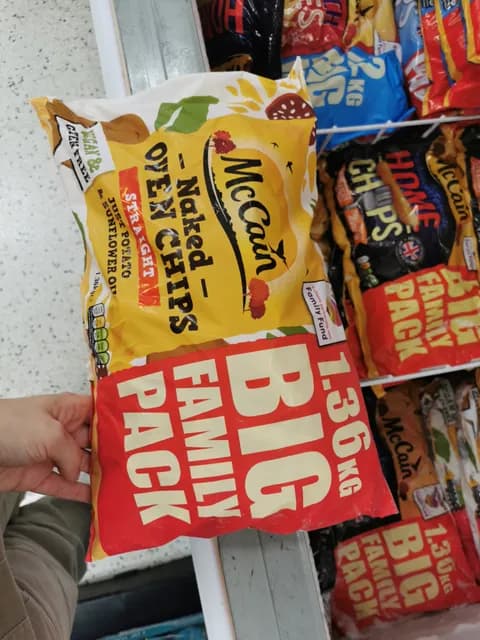 Mccain Straight Naked Oven Chips