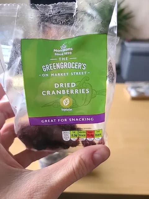 Morrisons The Greengrocer'S On Market Street Dried Cranberries