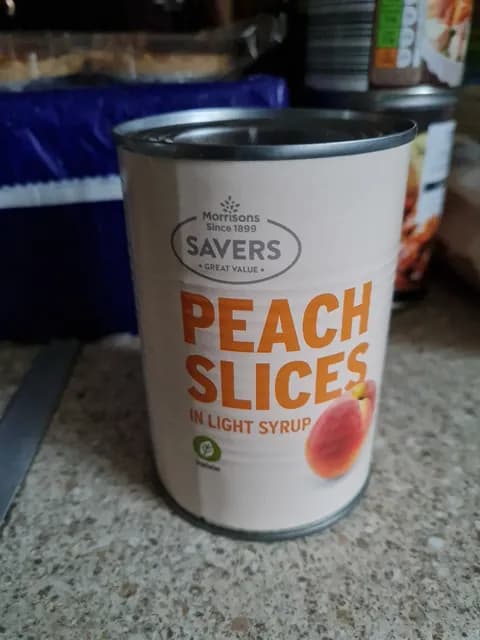 Morrisons Savers Peach Slices In Light Syrup