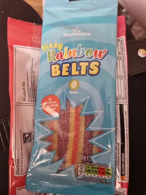 Morrisons Fizzy Rainbow Belts
