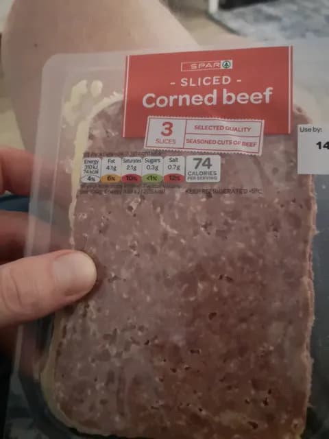 Spar Sliced Corned Beef