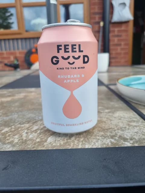 Feel Good Rhubarb & Apple Fruitful Sparkling Water
